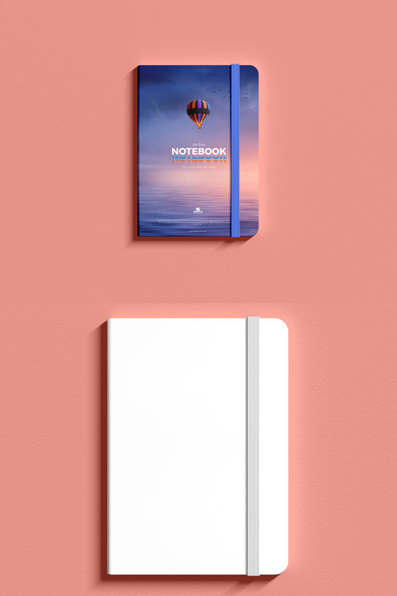 A4 Notebook Mockup Psd
