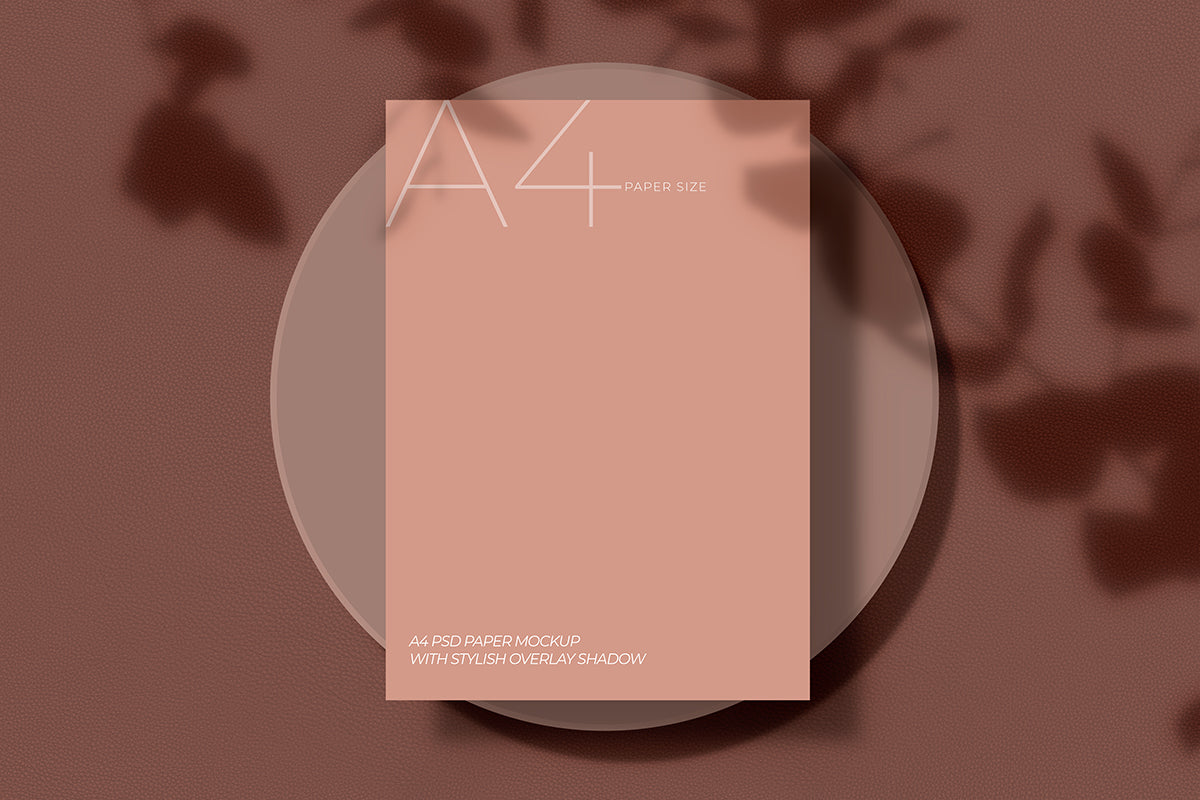 A4 Office Paper Mockup
