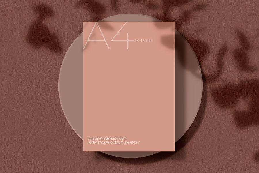 A4 Office Paper Mockup