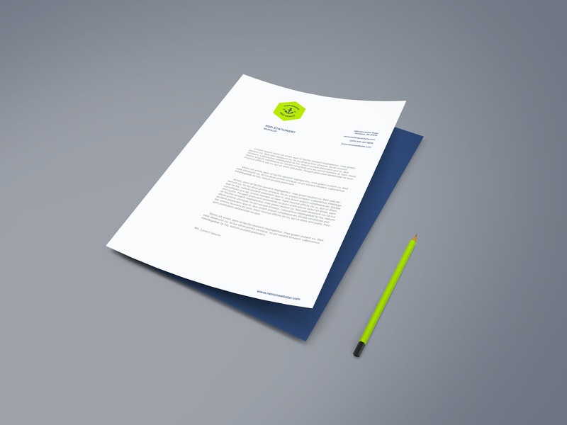 A4 Paper Psd Mockup Vol.2