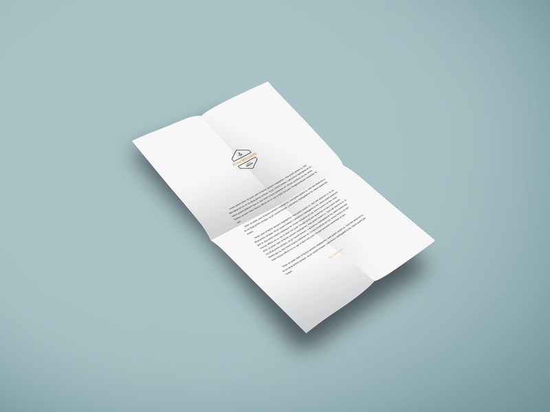 A4 Paper Psd Mockup