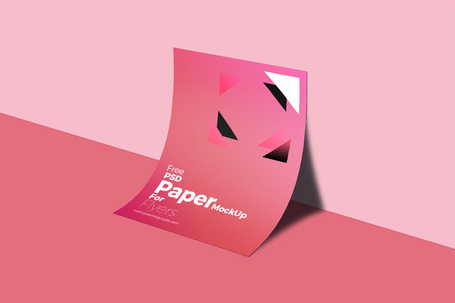 A4 Paper Psd Mockup