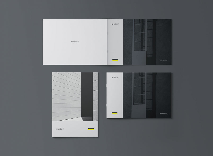 A4 Portrait & Landscape Brochure Mockup