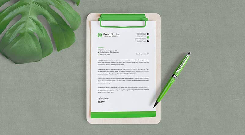 A4 Size Clipboard Mockup Psd For Official Documents
