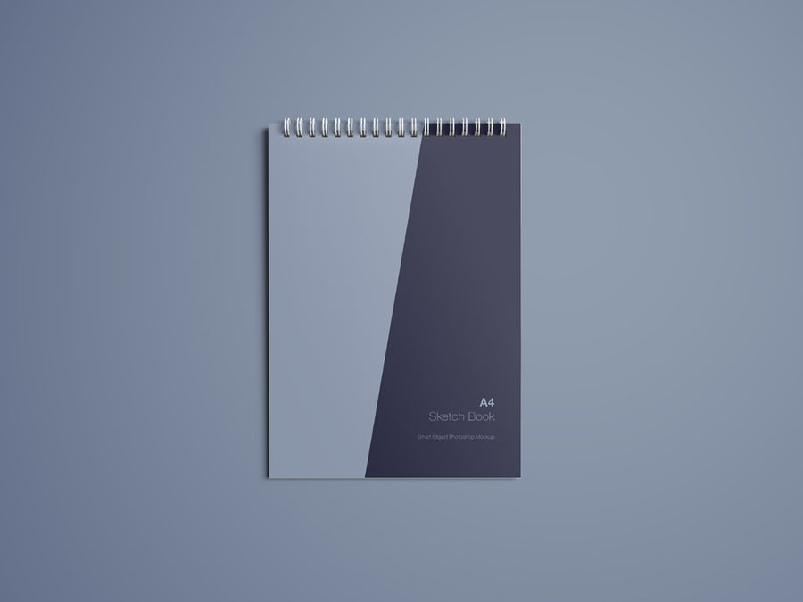 A4 Sketch Book Mockup