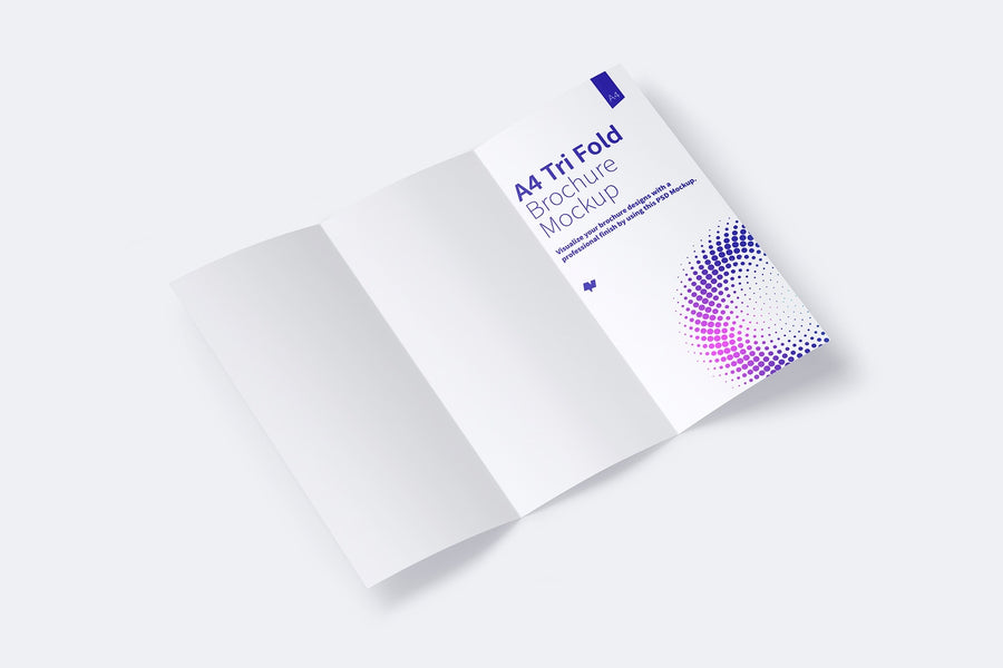 A4 Trifold Brochure Mockup 01