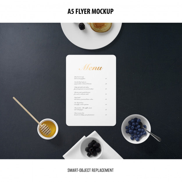 A5 Flyer Mockup Psd