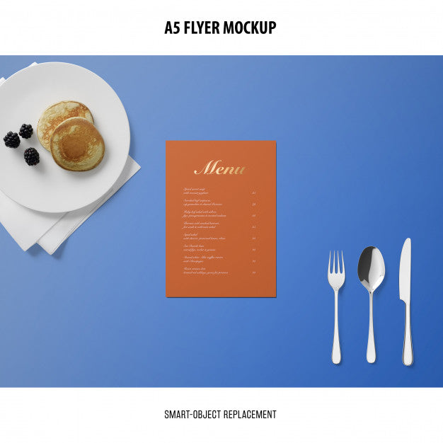 A5 Flyer Mockup Psd
