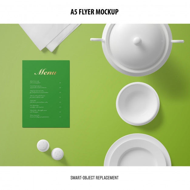 A5 Flyer Mockup Psd