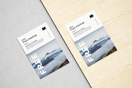 A5 Flyer Mockup