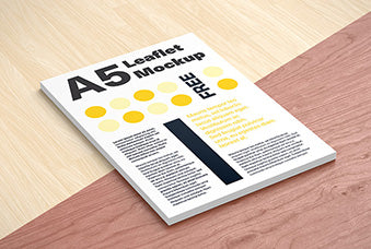 A5 Leaflet Mockup