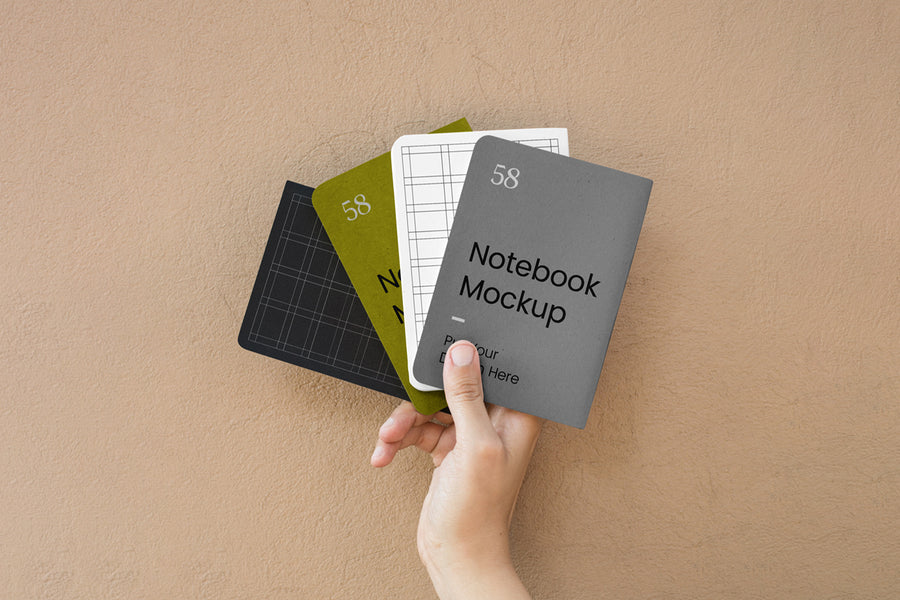 A5 Notebook Cover Mockup