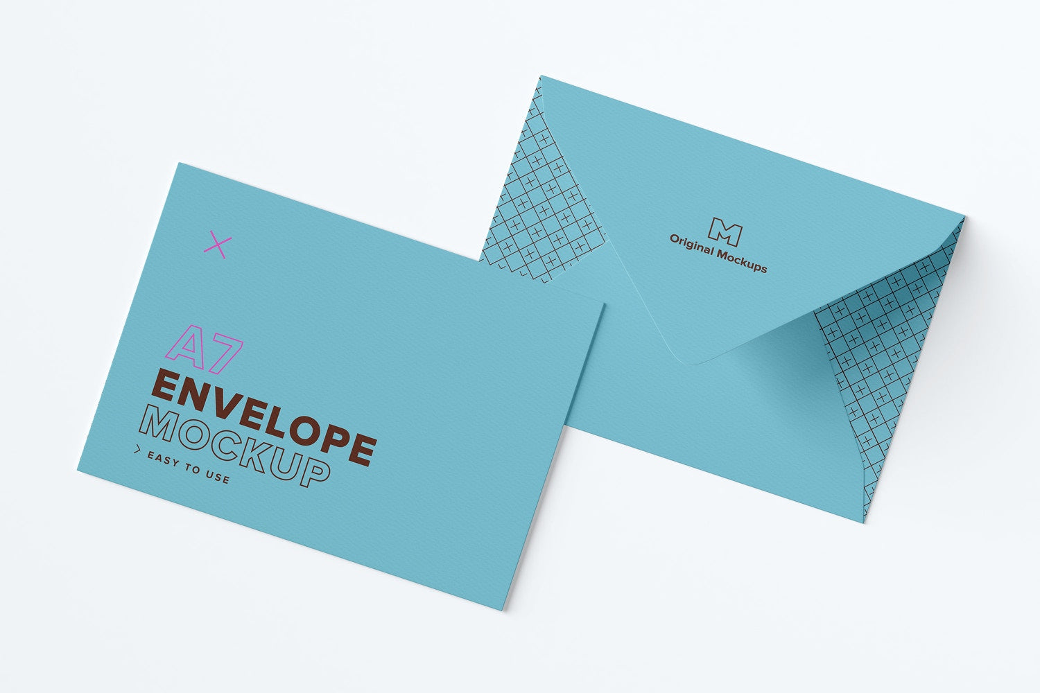 A7 Envelope Exterior Layout Mockup