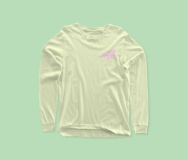 Long Sleeve Thick T-Shirt Mockup