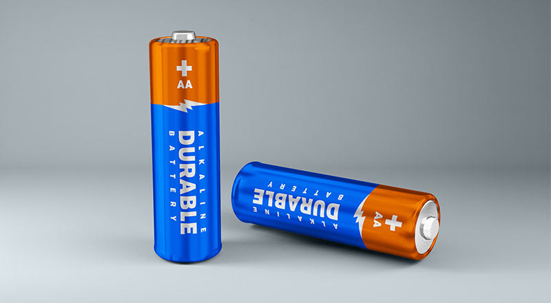 Aa Battery Mockup Psd