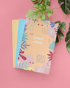 Above View Books And Monstera Plant Psd
