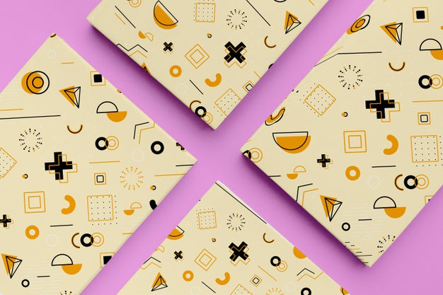 Above View Books Arrangement Psd