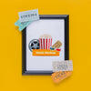 Above View Cinema Concept With Tickets Psd