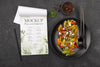 Above View Delicious Healthy Salad Mock-Up Psd