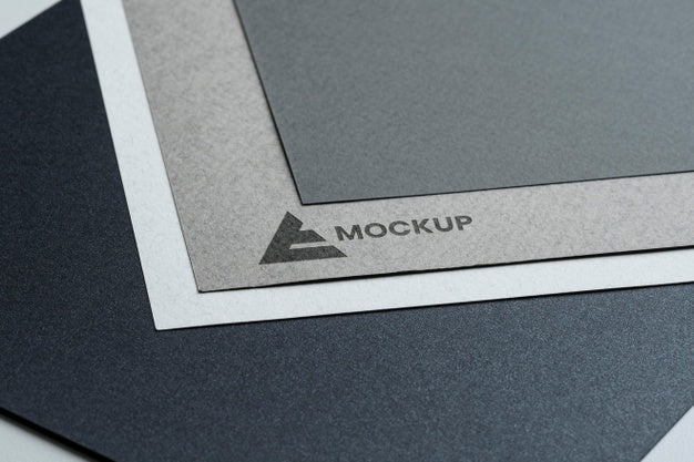 Abstract Business Mock-Up Logo Psd