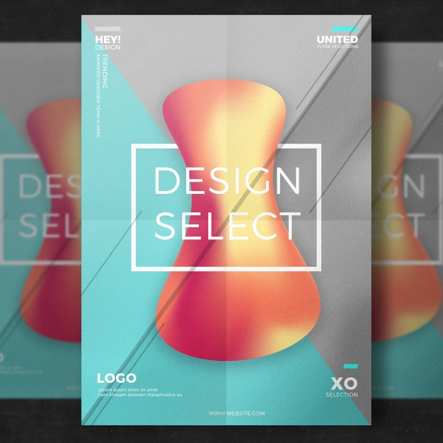 Abstract Creative Design Poster Psd