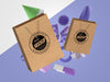 Abstract Mock-Up Merchandise With Paper Bags Psd