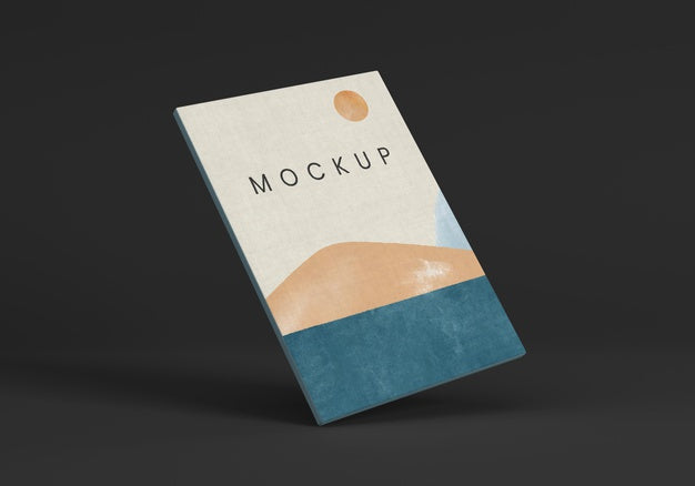 Abstract Painting On Canvas Psd