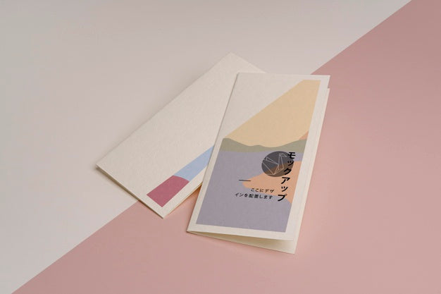 Abstract Shapes Brochure Mock-Up Psd