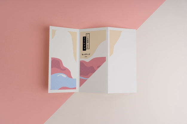 Abstract Shapes Brochure Mock-Up Psd