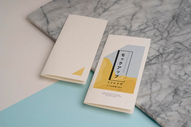 Abstract Shapes Brochure Mock-Up Psd