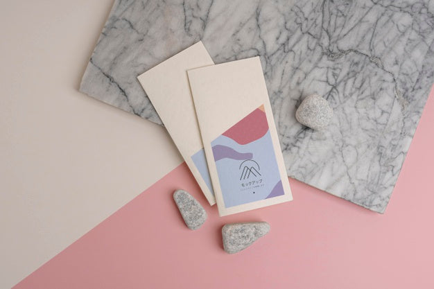 Abstract Shapes Brochure Mock-Up Psd