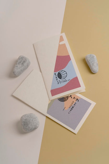 Abstract Shapes Brochure Mock-Up Psd