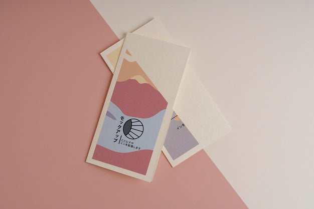 Abstract Shapes Brochure Mock-Up Psd