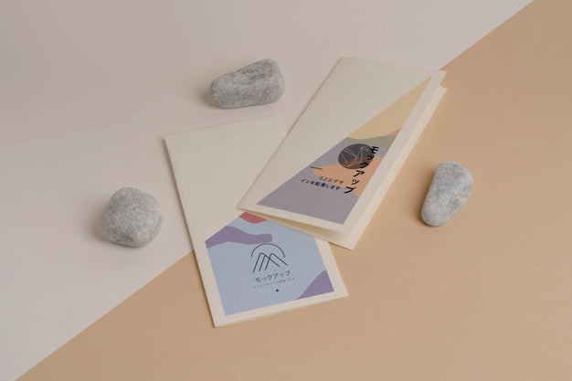 Abstract Shapes Brochure Mock-Up Psd