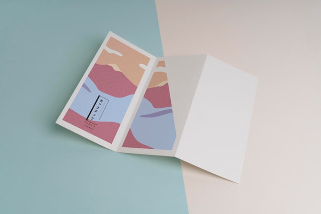 Abstract Shapes Brochure Mock-Up Psd