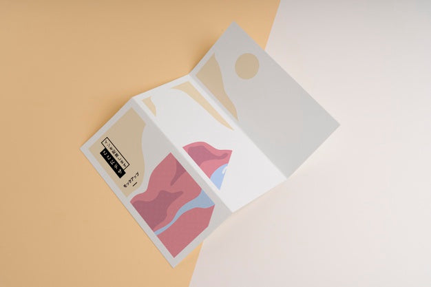Abstract Shapes Brochure Mock-Up Psd