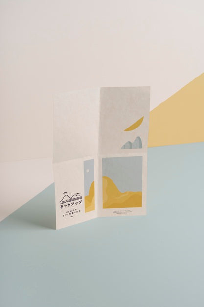 Abstract Shapes Brochure Mock-Up Psd