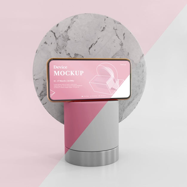 Abstract Stone And Mobile Psd