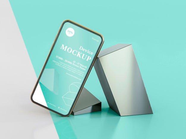 Abstract Stone And Mobile Psd