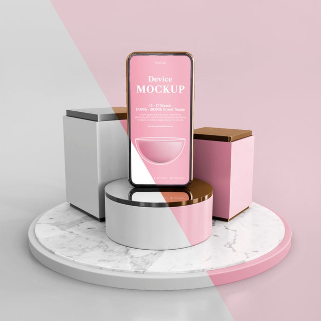 Abstract Stone And Mobile Psd