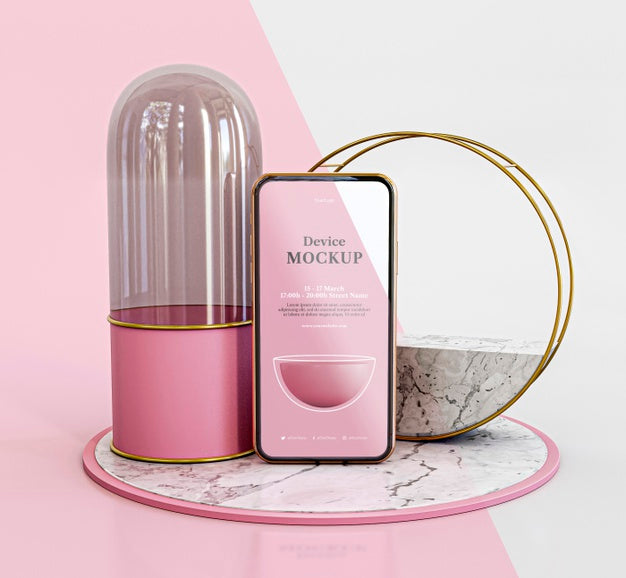 Abstract Stone And Mobile Psd