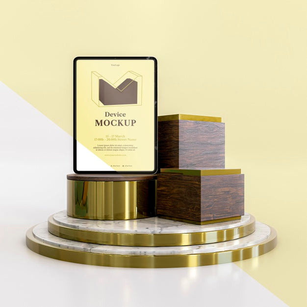 Abstract Stone And Tablet Psd