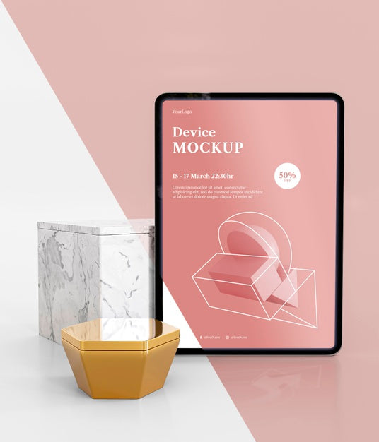 Abstract Stone And Tablet Psd