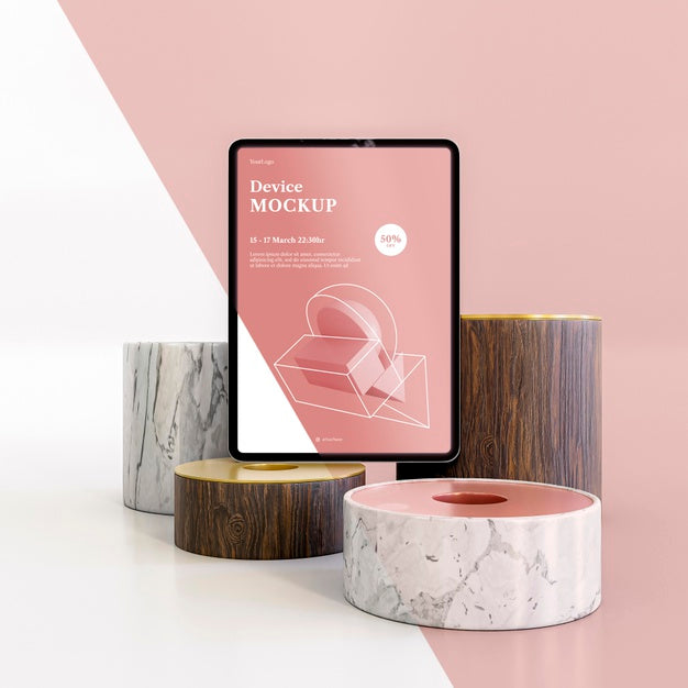 Abstract Stone And Tablet Psd