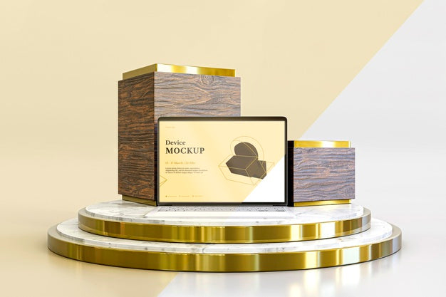 Abstract Stone And Tablet Psd