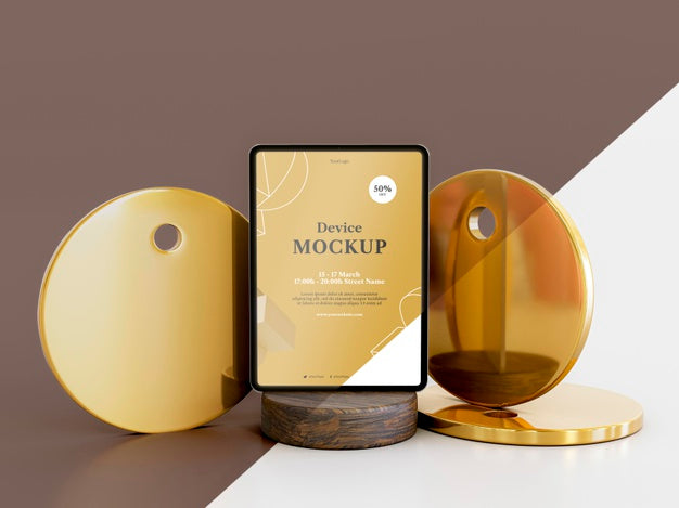 Abstract Stone And Tablet Psd