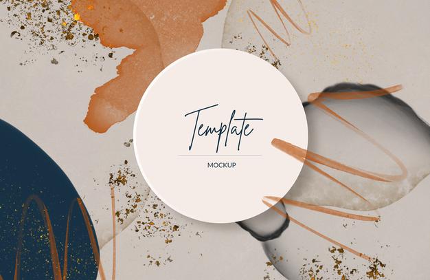 Abstract Watercolor Background Psd