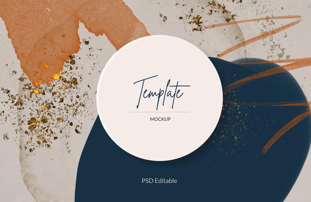 Abstract Watercolor Background Psd