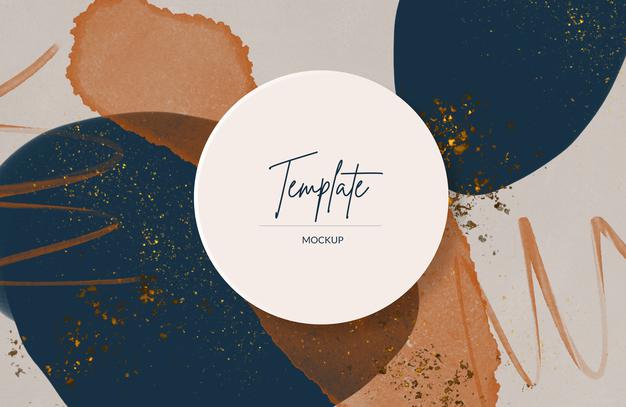 Abstract Watercolor Background Psd