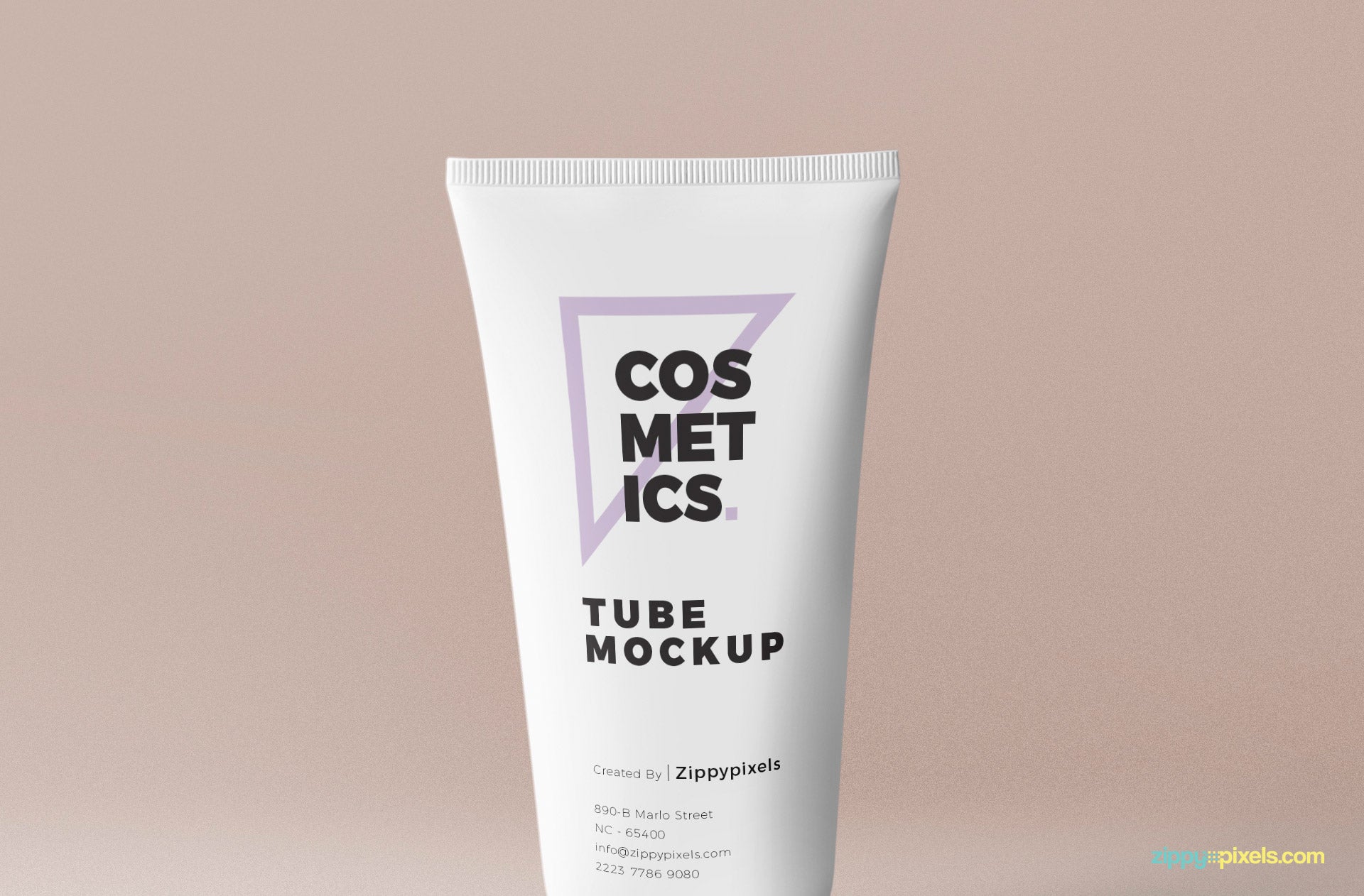 Customizable Tube Packaging Mockup